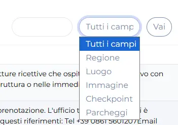 Cerca checkpoint e pedaggi